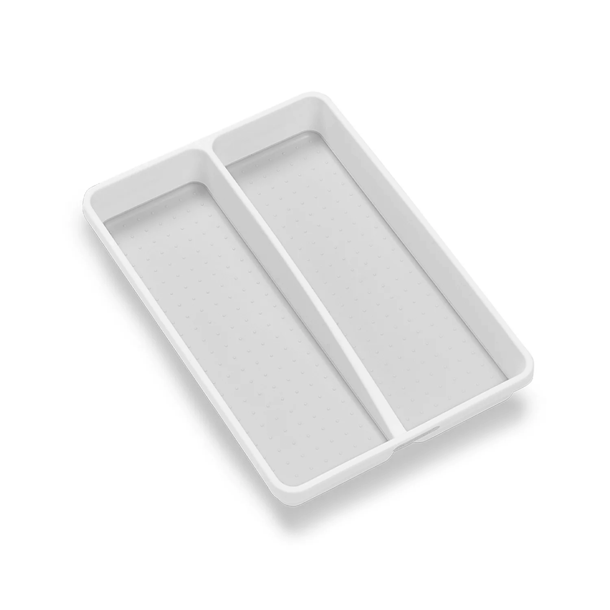 ⁦منظم لدرج المطبخ مقسم 2 خانة سيليكون من الداخل لتنظيم المعالق والشوك⁩ - الصورة ⁦4⁩