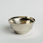 ⁦وعاء نحاسي بتصميم مزخرف متعدد الاستخدامات _ باللون الفضي⁩ - الصورة ⁦3⁩