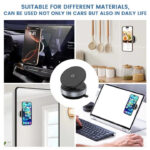 ⁦حامل موبايل بقاعدة شفط للتثبيت دوار 360 درجة⁩ - الصورة ⁦2⁩