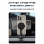 ⁦حامل موبايل قابل للطي والدوران 360 درجة مع بكرة لشفط الهواء والتثبيت علي تابلوه السيارة⁩ - الصورة ⁦4⁩