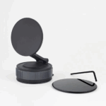 ⁦حامل موبايل قابل للطي والدوران 360 درجة مع بكرة لشفط الهواء والتثبيت علي تابلوه السيارة⁩ - الصورة ⁦11⁩