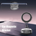 ⁦حامل موبايل مغناطيسي معدني قابل للطي والدوران 360 درجة بقوة شفط عالية⁩ - الصورة ⁦6⁩