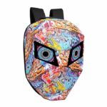 ⁦شنطة ظهر بعيون ليد للدراجات النارية قابلة للبرمجة بتصميم خوذة ثلاثيه الأبعاد⁩ - الصورة ⁦4⁩