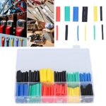 ⁦علبة شرنك حراري 280 قطعة بمقاسات مختلفة لعزل الأسلاك والكابلات والحفاظ عليها من القطع⁩ - الصورة ⁦7⁩