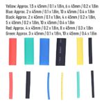 ⁦علبة شرنك حراري 280 قطعة بمقاسات مختلفة لعزل الأسلاك والكابلات والحفاظ عليها من القطع⁩ - الصورة ⁦8⁩