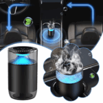 ⁦فواحة سيارة تاتش بالوان مختلفة مع يو اس بي للشحن⁩ - الصورة ⁦2⁩