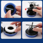 ⁦فواحة سيارة علي شكل طيارة مروحية تعمل بالطاقة الشمسية تثبت علي تابلوه السيارة⁩ - الصورة ⁦7⁩