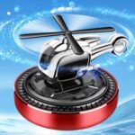 ⁦فواحة سيارة علي شكل طيارة مروحية تعمل بالطاقة الشمسية تثبت علي تابلوه السيارة⁩ - الصورة ⁦9⁩