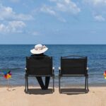 ⁦كرسي رحلات محمول  قابل للطي مع مسند ضهر وذراعين⁩ - الصورة ⁦4⁩