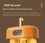 ⁦مجفف ملابس كهربائي محمول قابل للطي تجفيف وتعقيم سريع وآمن لملابس الأطفال والكبار⁩ - الصورة ⁦7⁩