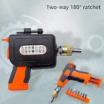 ⁦مجموعة مفكات يدوية 14 قطعة برأس قابلة للتعديل بزواية 180 درجة⁩ - الصورة ⁦5⁩