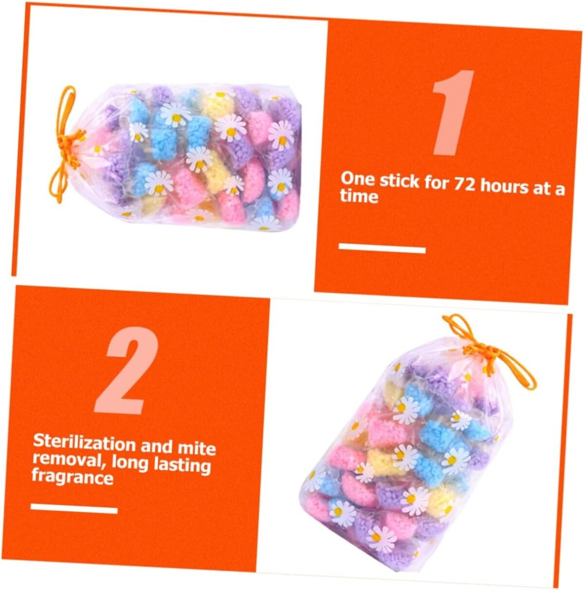 ⁦مجموعه حبيبات معطرة 50 قطعه للملابس اثناء الغسيل برائحة منعشة⁩ - الصورة ⁦6⁩