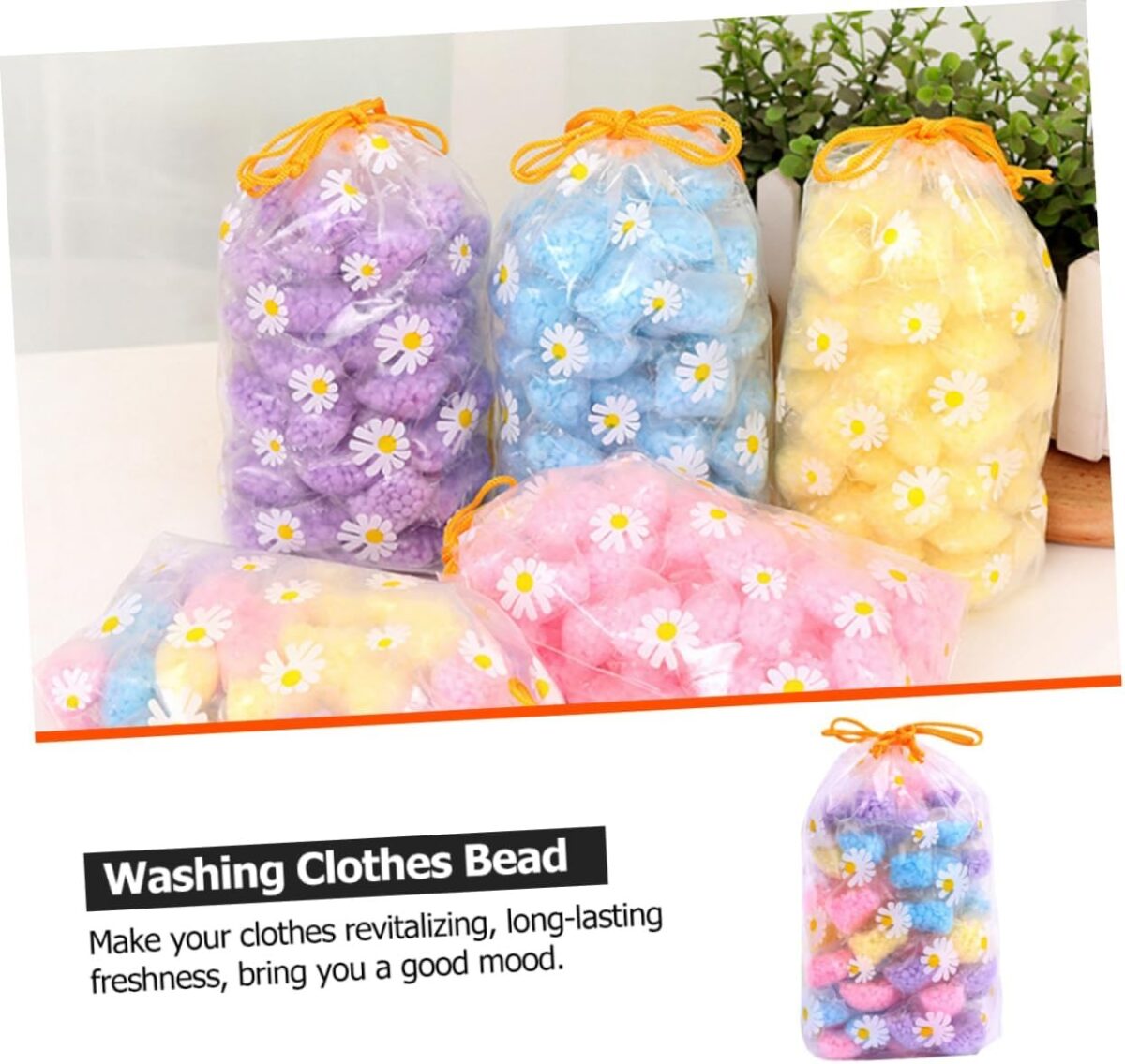 ⁦مجموعه حبيبات معطرة 50 قطعه للملابس اثناء الغسيل برائحة منعشة⁩ - الصورة ⁦8⁩