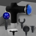 ⁦جهاز مساج لاسلكي بـ 6 رؤوس قابلة للاستبدال مع خاصية التدليك الساخن والبارد⁩ - الصورة ⁦2⁩