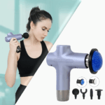 جهاز مساج لاسلكي بـ 6 رؤوس قابلة للاستبدال مع خاصية التدليك الساخن والبارد