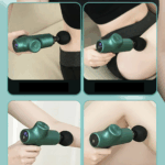 ⁦جهاز مساج لاسلكي بـ 6 رؤوس قابلة للاستبدال مع خاصية التدليك الساخن والبارد⁩ - الصورة ⁦5⁩