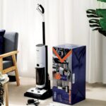 مكنسة بخار لاسلكية 3 في 1 (شفط – غسيل – تجفيف) مع شاشة ليد ذكية وخزانات مزدوجة