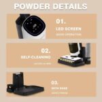 ⁦مكنسة بخار لاسلكية 3 في 1 (شفط – غسيل – تجفيف) مع شاشة ليد ذكية وخزانات مزدوجة⁩ - الصورة ⁦5⁩