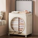 ⁦باسكت تخزين جامبو 65 * 58 سم قابل للطي لتوفير المساحة⁩ - الصورة ⁦3⁩