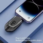 ⁦باور بانك صغير الحجم مزود بسلسلة مفاتيح للتعليق 1200 مل أمبير⁩ - الصورة ⁦6⁩