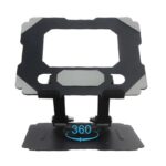 ⁦حامل تابلت والايباد معدني دوار بزواية 360 درجة قابل للطي والتعديل⁩ - الصورة ⁦6⁩