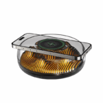 ⁦شاحن موبايل وايرلس ب 3 مستويات اضاءة _ بقوة 15 واط⁩ - الصورة ⁦2⁩