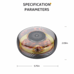 ⁦شاحن موبايل وايرلس ب 3 مستويات اضاءة _ بقوة 15 واط⁩ - الصورة ⁦7⁩
