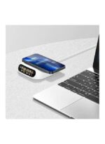 ⁦شاحن موبايل مع شاشة ساعة رقمية بقوة 15 واط⁩ - الصورة ⁦5⁩