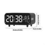 ⁦شاحن لاسلكي وساعة مكتب بشاشة ليد ومنبه 18 وات⁩ - الصورة ⁦3⁩