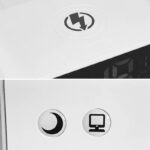 ⁦شاحن لاسلكي وساعة مكتب بشاشة ليد ومنبه 18 وات⁩ - الصورة ⁦6⁩