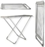 ⁦منشر غسيل كهربائي سريع التجفيف 8 ارفف قابل للطي⁩ - الصورة ⁦2⁩