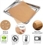 ⁦ورق زبدة حراري مضاد للاتصاق للمخبوزات والايرفراير مقاس 30 * 40 سم⁩ - الصورة ⁦3⁩