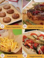 ⁦ورق زبدة حراري مضاد للاتصاق للمخبوزات والايرفراير مقاس 30 * 40 سم⁩ - الصورة ⁦4⁩