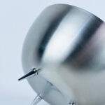 ⁦بولة استانلس استيل عميقة للسلطة ب 3 أرجل - مقاس 25 سم⁩ - الصورة ⁦5⁩