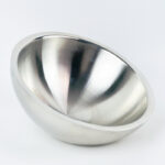 ⁦بولة استانلس استيل للحلوي والفواكه - مقاس 23 سم⁩ - الصورة ⁦2⁩