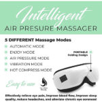 ⁦جهاز مساج العين مع ضغط حراري واهتزاز و بلوتوث قابل لاعادة الشحن بيو اس بي⁩ - الصورة ⁦2⁩