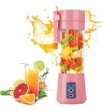 خلاط فواكه وخضروات محمول يو اس بي ٣٨٠ ملي لعمل العصائر الصحية في أسرع وقت وفي أي مكان