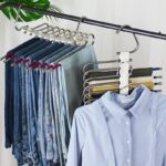 شماعة بنطلون معدنية لتوفير مساحة الدولاب