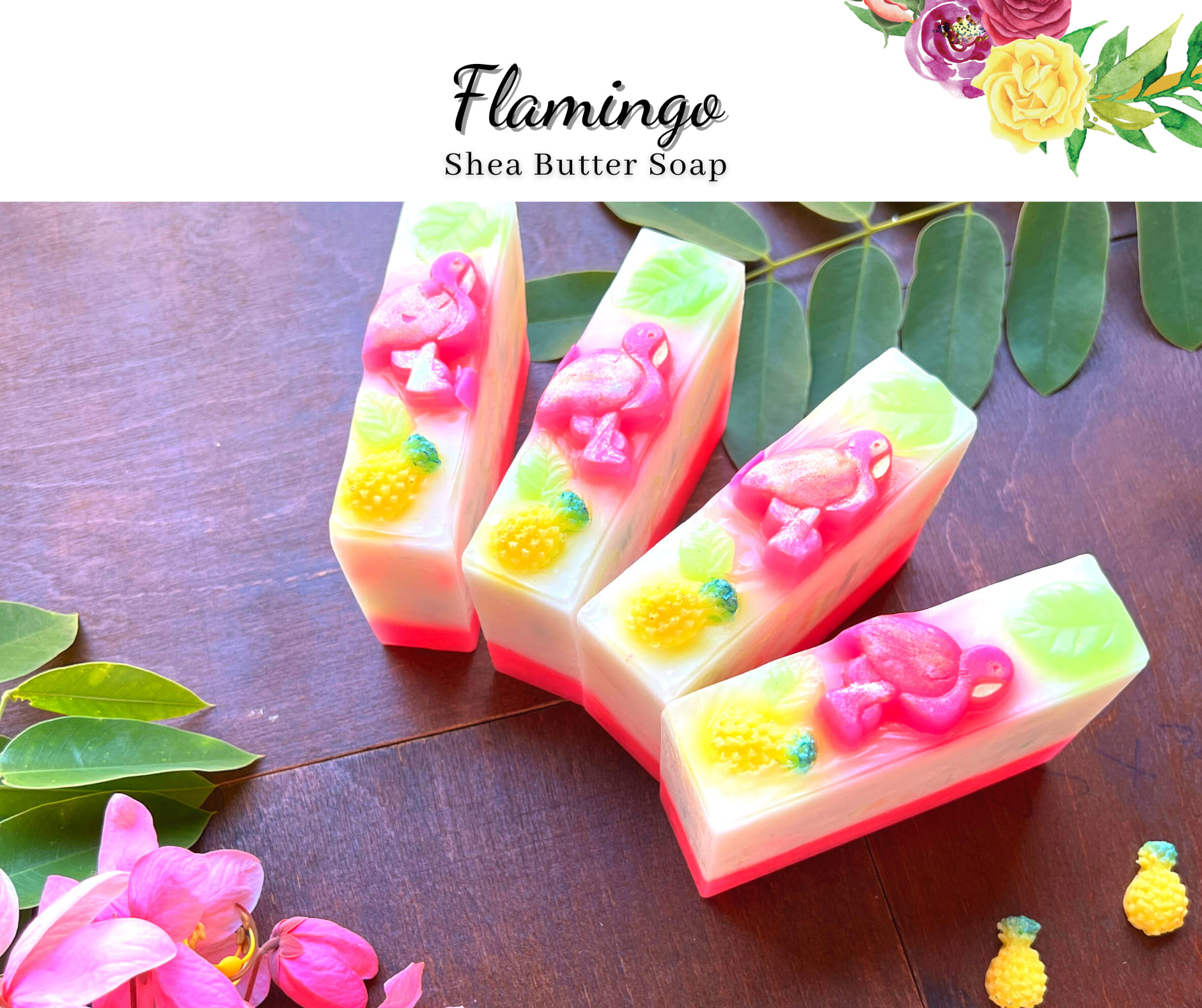 صابونة-الفلامنجو-بزبدة-الشيا-وزيت-الفواكه-الاستوائية-_-150-جرام_All_11893_8.jpeg صابونة الفلامنجو بزبدة الشيا وزيت الفواكه الاستوائية _ 150 جرام - الصورة 1