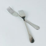 ⁦طقم شوك استانليس ستيل 12 قطعة باللون الفضي⁩ - الصورة ⁦2⁩