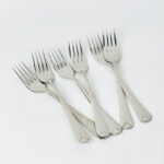 ⁦طقم شوك استانليس ستيل 12 قطعة باللون الفضي⁩ - الصورة ⁦3⁩