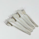 ⁦طقم شوك استانليس ستيل للعشاء باللون الفضي 12  قطعة⁩ - الصورة ⁦5⁩