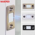 ⁦عرض 3 قفل أمان مغناطيسي للدرف والأبواب والأدراج والشبابيك معدن⁩ - الصورة ⁦2⁩