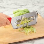 قطاعة ومبشرة مزدوجة لتقطيع الخضروات بيد لسهولة