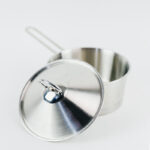 ⁦كسرولة استانلس استيل بغطاء ويد لسهولة الحمل  - مقاس 20سم - 2.50 لتر⁩ - الصورة ⁦3⁩