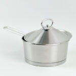 كسرولة استانلس استيل مع غطاء ويد للحمل - مقاس 16 سم - 1.25 لتر