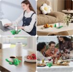 ⁦كوستر على شكل سلحفاة ثلاثية الأبعاد بتعبير مضحك عند وضع الكوب مع ستاند للموبايل⁩ - الصورة ⁦3⁩