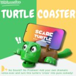 ⁦كوستر على شكل سلحفاة ثلاثية الأبعاد بتعبير مضحك عند وضع الكوب مع ستاند للموبايل⁩ - الصورة ⁦9⁩