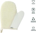 ⁦ليفة للاستحمام على شكل قفاز لتنظيف وتقشير الجلد⁩ - الصورة ⁦3⁩