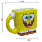 ⁦مج سيرامك بتصميم سبونج بوب ثري دي للشاي والنسكافيه والمشروبات الساخنة⁩ - الصورة ⁦6⁩